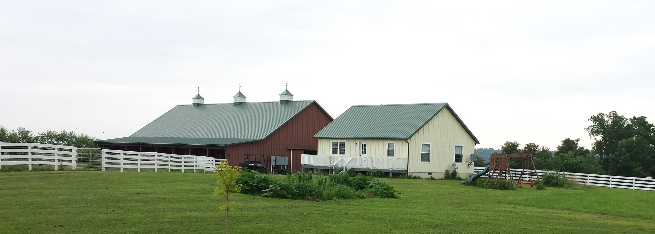 Barn and cottage